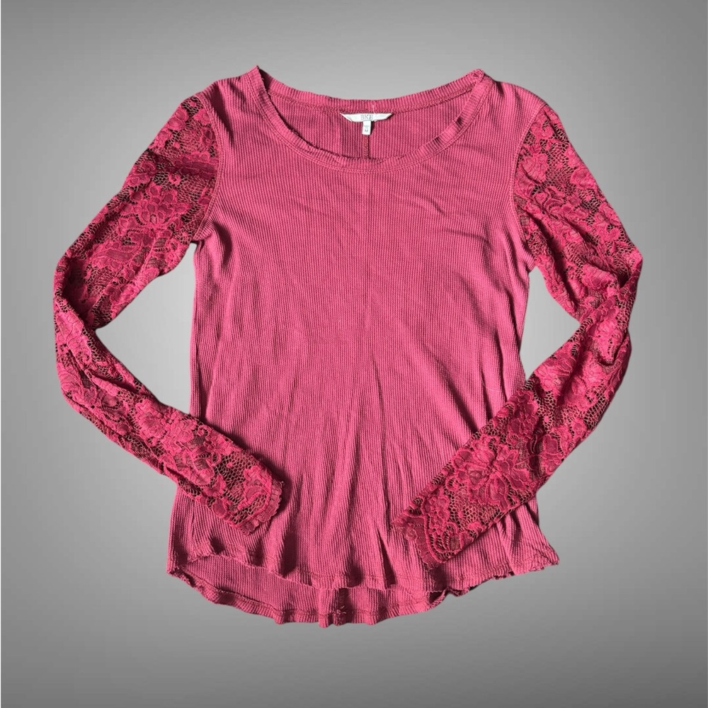 BKE  Lace Sleeve Blouse